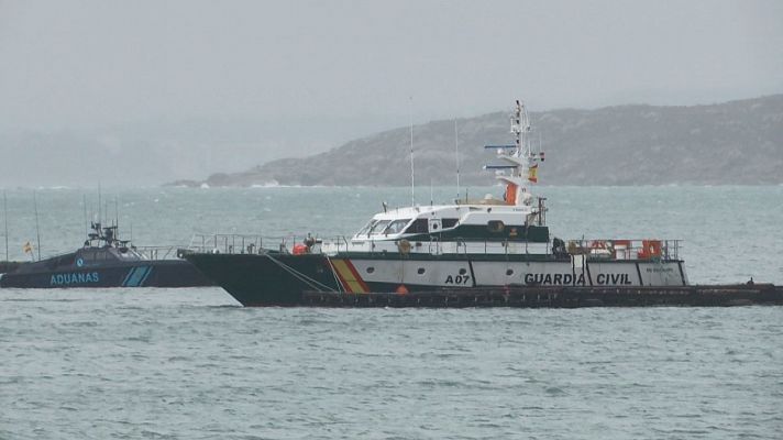 Interceptan un narcosubmarino con 3.000 kilos de cocaína en la costa gallega