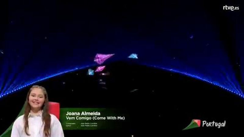 Eurovisi�n Junior 2019 - Joana Almeida canta por Portugal "Vem conmigo"