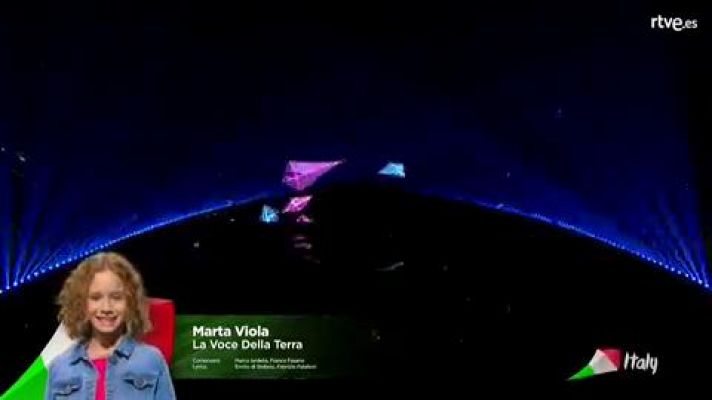 Marta Viola canta por Italia "La voce della terra"