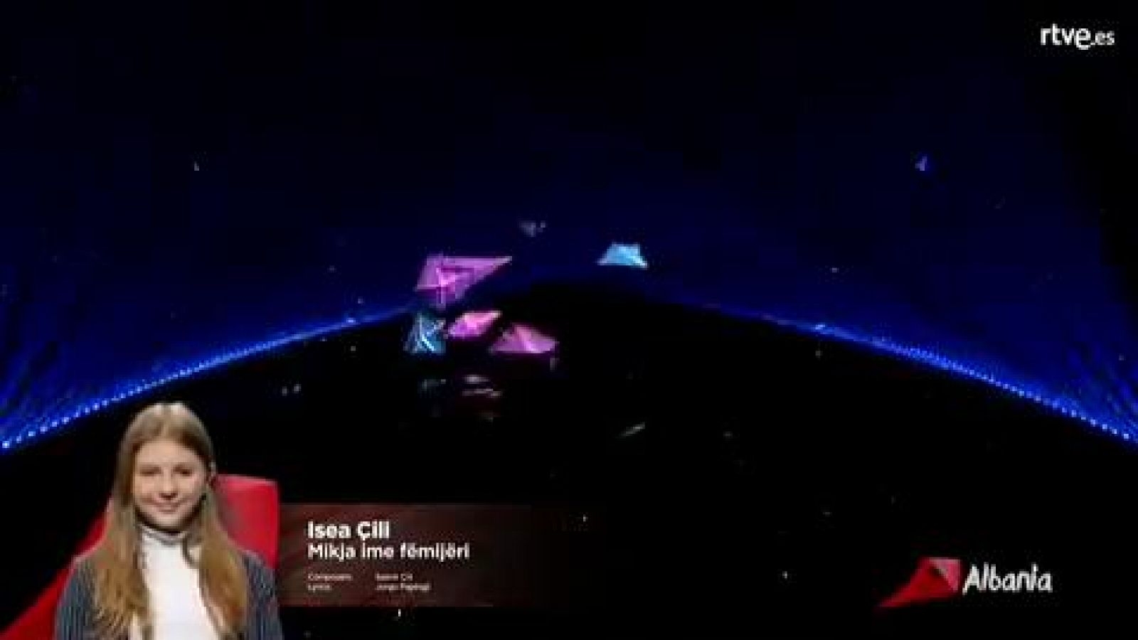 Eurovisión Junior - Albania canta "Mikja Ime Fëmijëria" - RTVE.es 