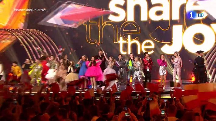 Eurovisión Junior - Los países participantes interpretan "Share the joy"