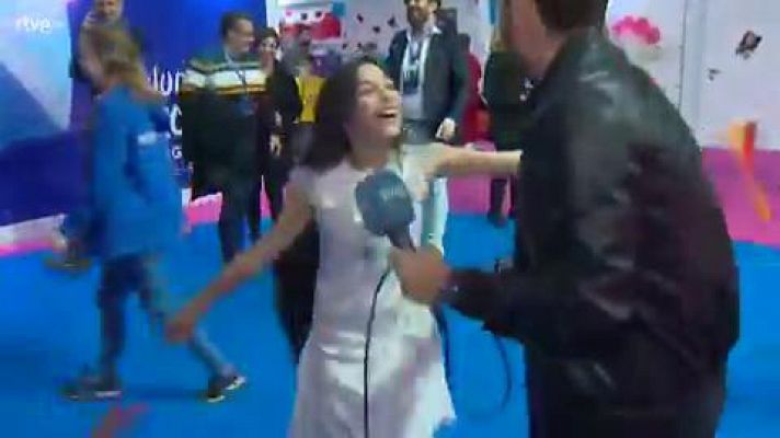 Melani tras quedar tercera en Eurovisión Junior: "Lo voy a celebrar comiendo un helado"