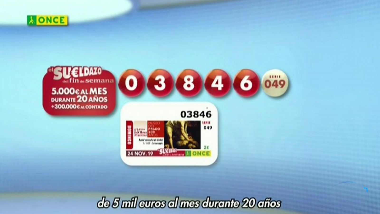 Sorteo ONCE - 24/11/19 - RTVE.es