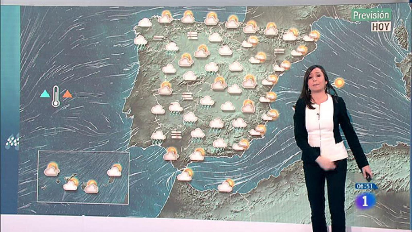 Tiempo | Este lunes, cielos nubosos con alguna precipitación, que remitirán durante el día - RTVE.es