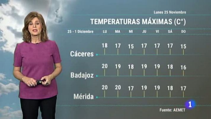 Noticias de Extremadura - El tiempo en Extremadura - 25/11/19