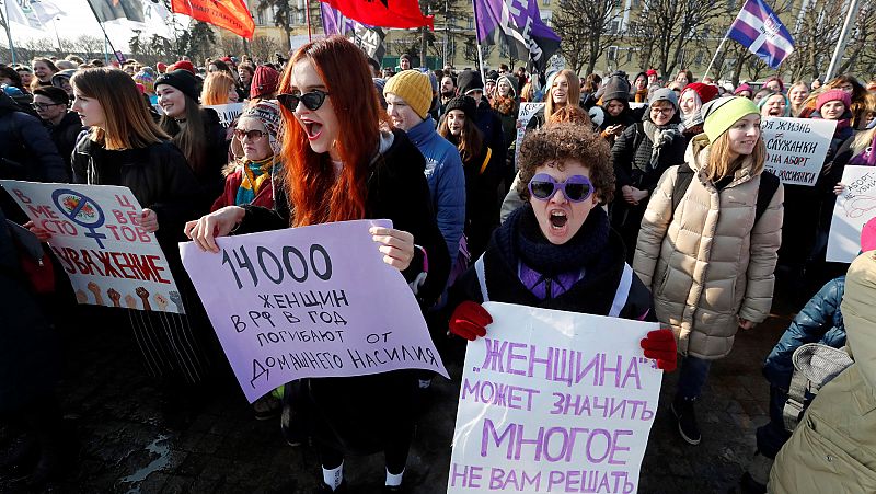 Rusia, un país que normaliza el maltrato y donde son asesinadas 14.000 mujeres al año por violencia de género