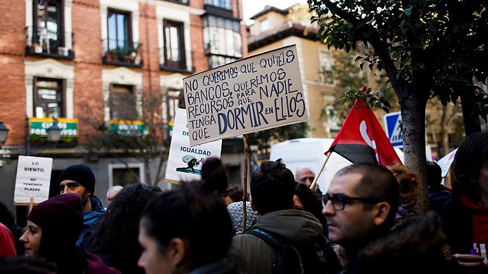 Huelga del Samur Social de Madrid contra la precariedad