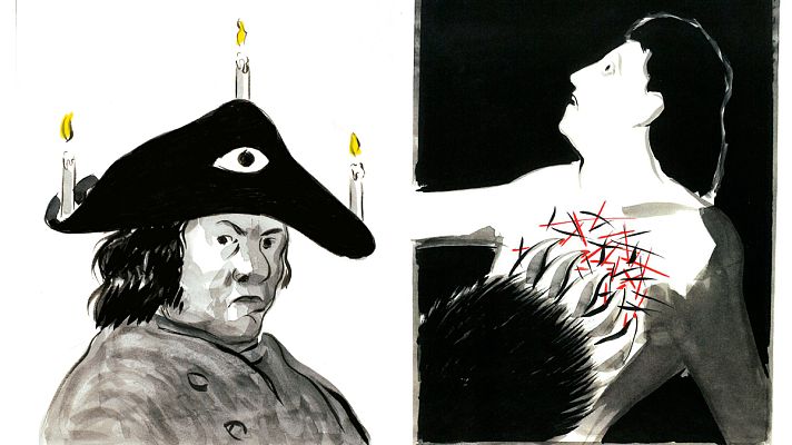 Telediario 1 - 'El Roto' homenajea a Goya en El Prado