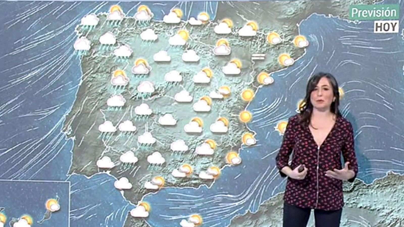 Lluvias en la mitad norte peninsular con rachas de viento de hasta 100 km/h en el oeste - RTVE.es