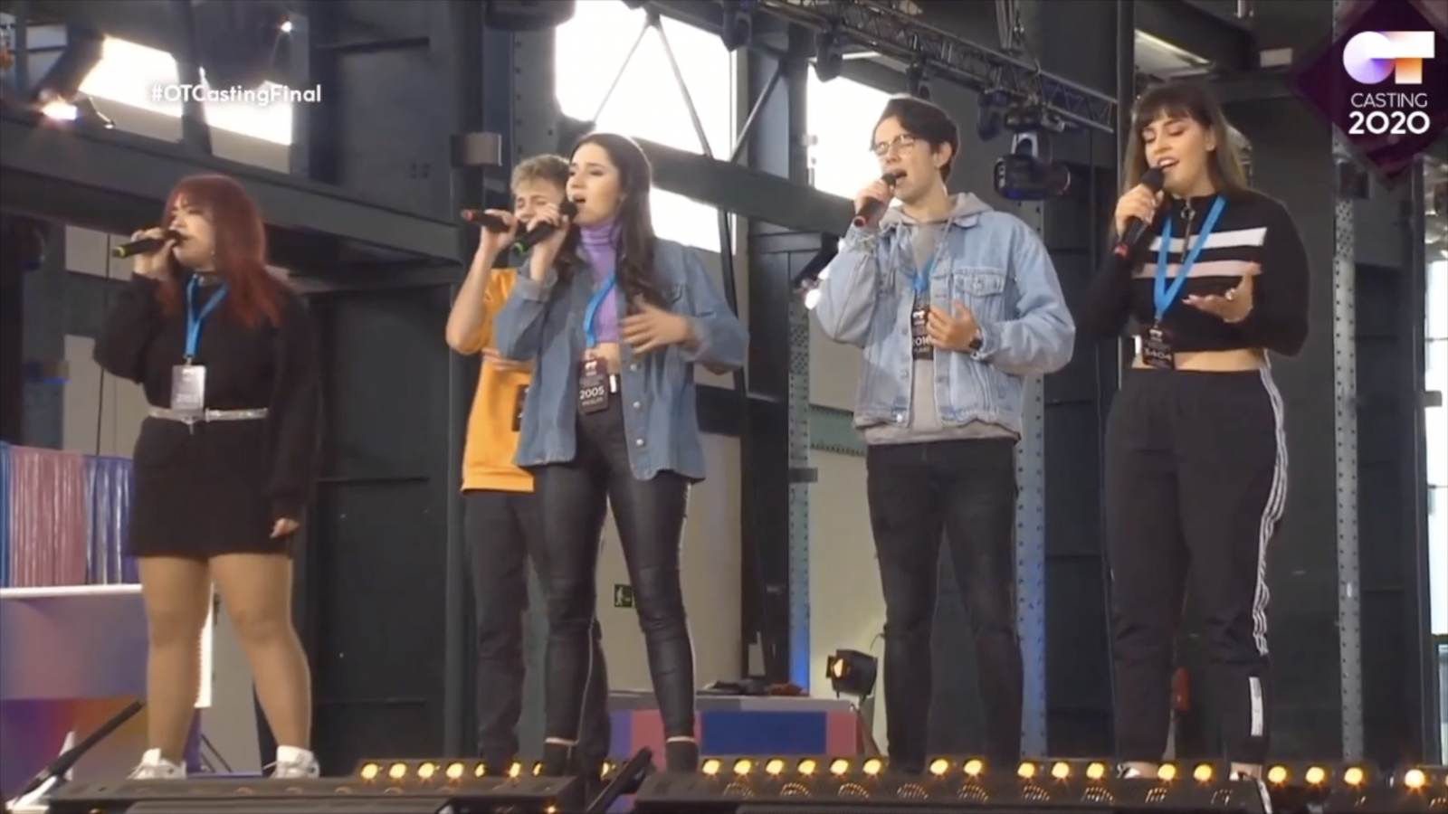 Hugo, Flavio, Ariadna, Alba y Ángeles interpretan "Pienso en tu mirá" en el casting final de OT 2020