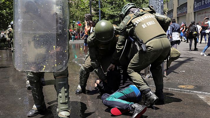 Un informe de HRW denuncia la violencia de la policia chilena durante las protestas