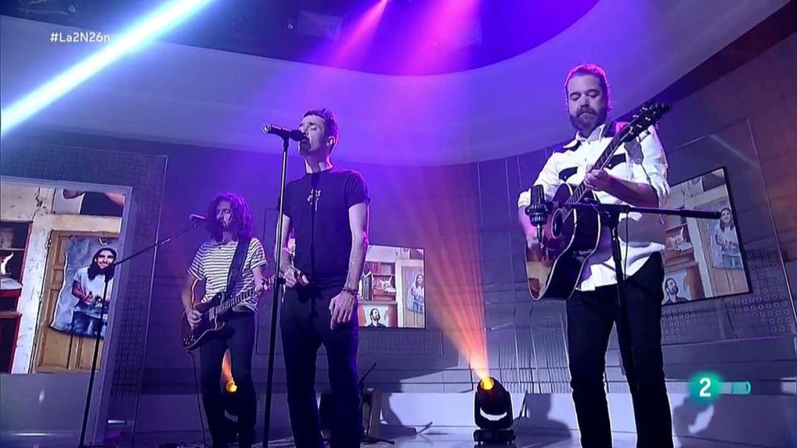 Vetusta Morla cantan "23 de junio" en La 2 Noticias