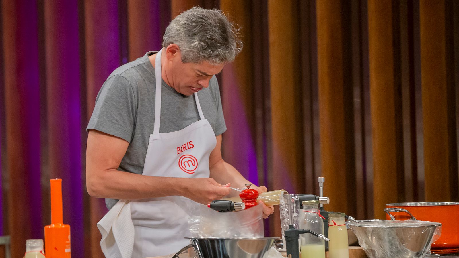 MasterChef Celebrity 4 - Boris, perdido interpretando el plato de Jordi Cruz