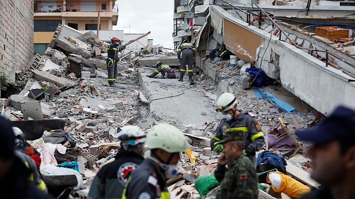 La cifra de muertos en el terremoto de Albania se eleva a 40