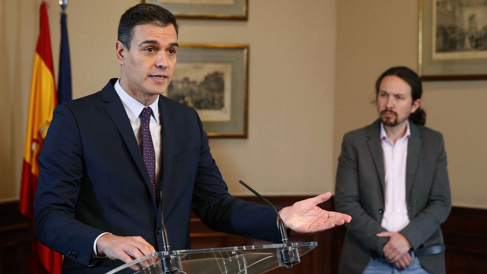 El PSOE espera garantizar la investidura de Sánchez cuanto antes mientras negocia un cuarto ministerio con Podemos