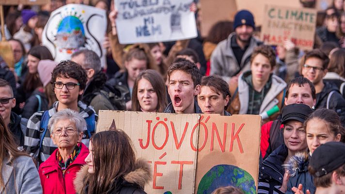 Telediario 1 - 'Fridays for future' en 2.300 ciudades del mundo