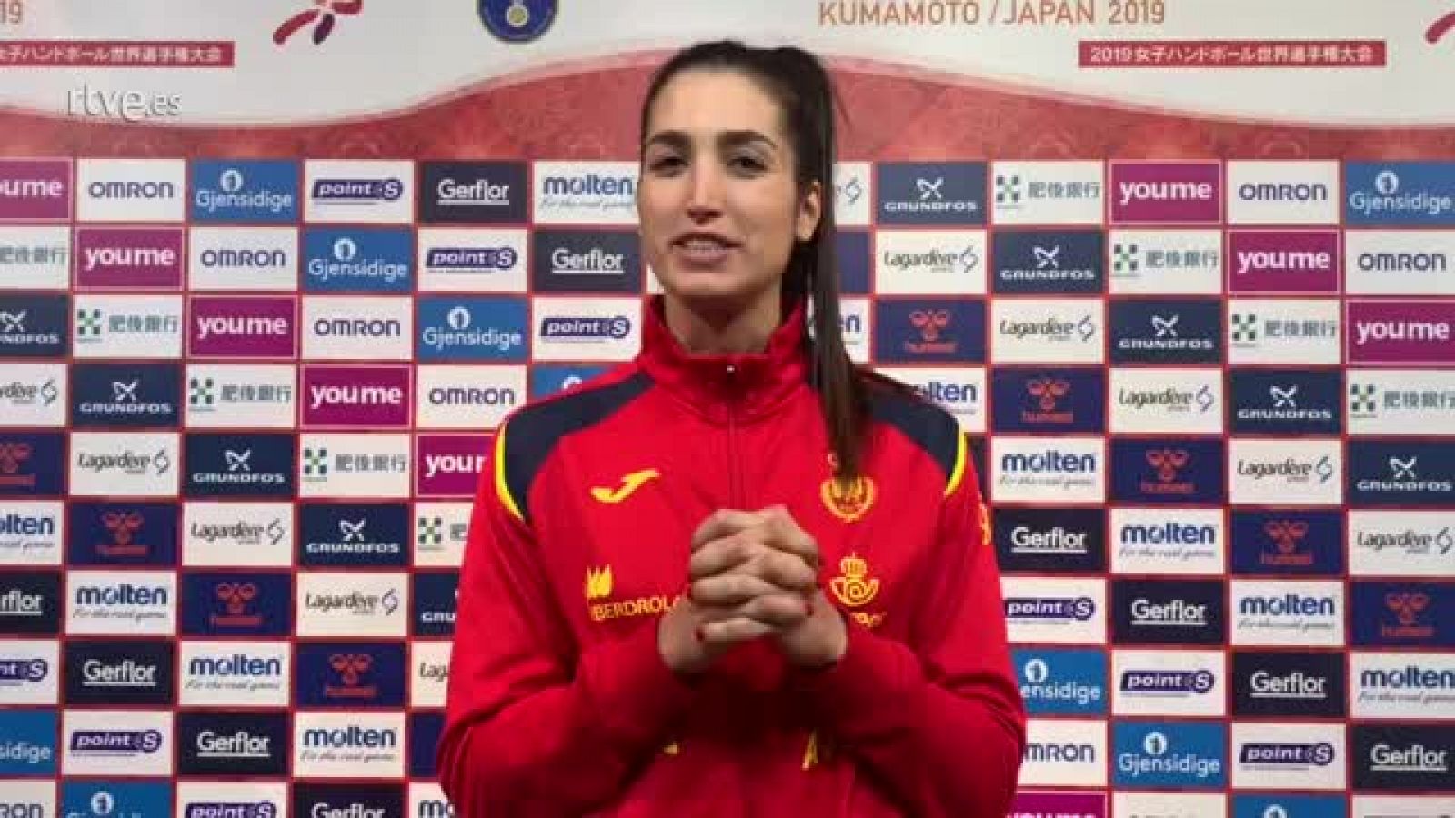 La jugadora española analiza el partido ante Rumanía con el que España ha debutado en el Mundial de balonmano femenino de Japón 2019.
