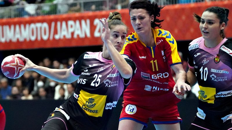 Balonmano - Campeonato del Mundo Femenino: Rumania - España. Desde Kumamoto (Japón) - ver ahora 