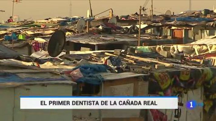 Telediario 1 - El primer dentista de la Cañada Real