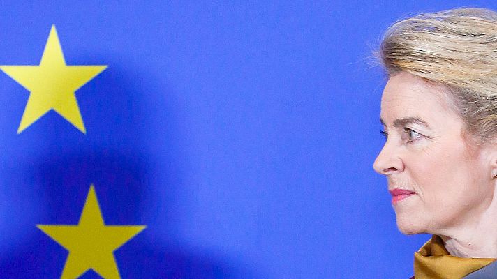 Telediario 1 - La nueva presidenta de la CE subraya que la responsabilidad de los nuevos líderes es "dejar una Unión más fuerte"