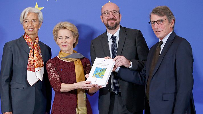 Telediario 1 - Los líderes de las principales instituciones de la UE para los próximos cinco años inician su mandato