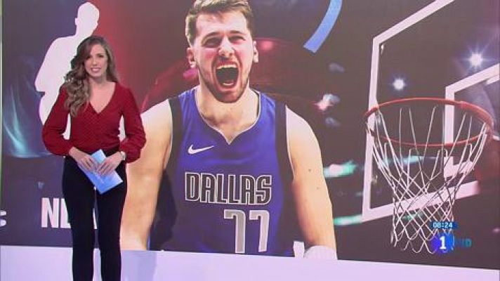 Telediario 1 - Doncic roza el triple-doble y asalta el Staples Center