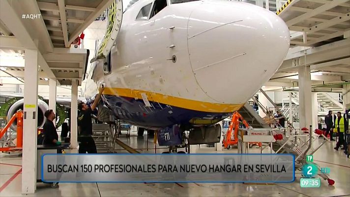 150 empleos en nuevo hangar en Sevilla
