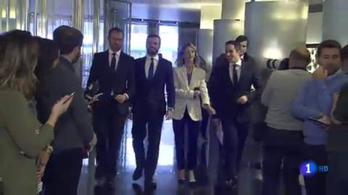 Telediario 1 - El PP propone un pacto a Ciudadanos y Vox para que los tres tengan representación en la Mesa del Congreso