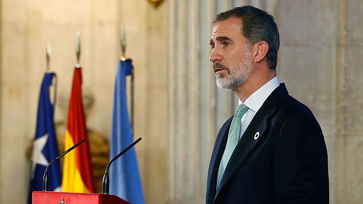 Telediario 1 - El Rey pide "determinación" contra el cambio climático: "Ninguna frontera puede protegernos de sus efectos"