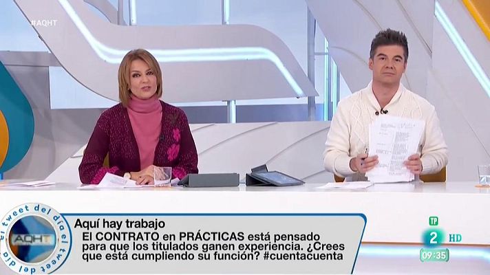 Aquí hay trabajo - Cuándo un contrato en prácticas es legal