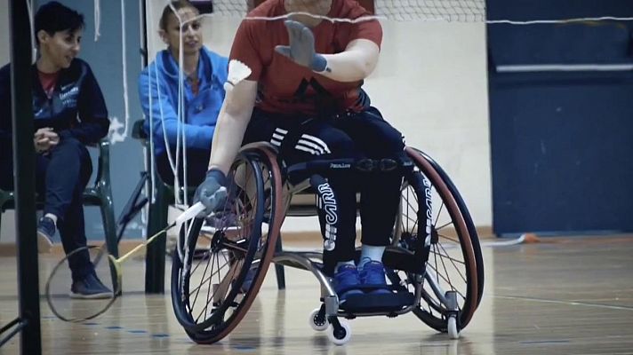 "Bádminton paralímpico en femenino"