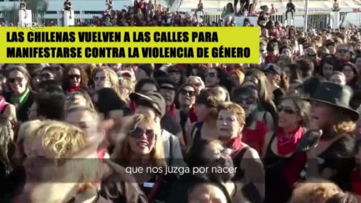 Las chilenas vuelven a la calle para manifestarse