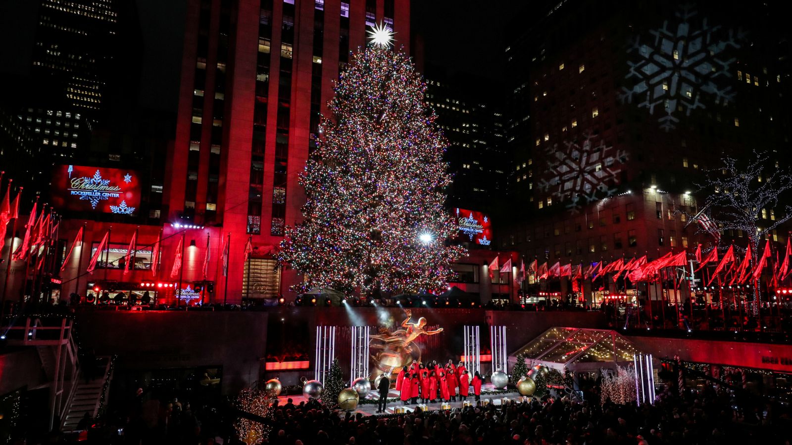 ¡En Nueva York el Árbol del Rockefeller Center ya se ha encendido! - RTVE.es