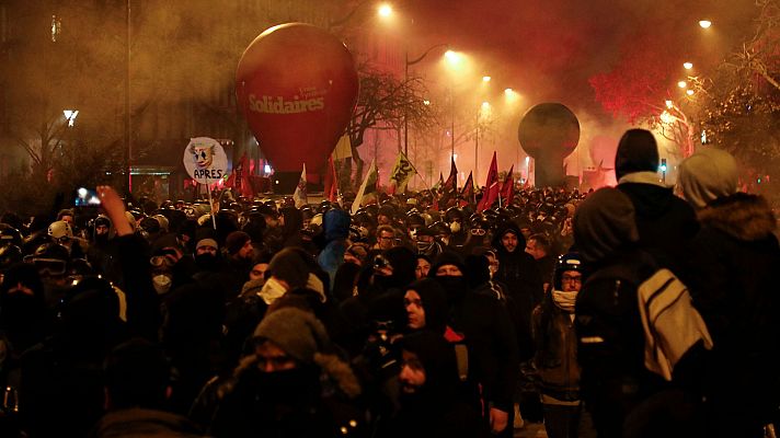 Pulso a las pensiones de Macron con la huelga en Francia