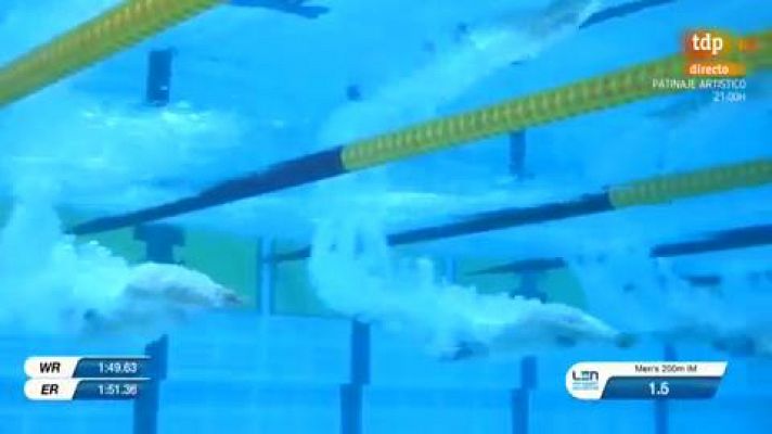 Natación - Andreas Vazaios fija un nuevo récord de Europa en los 200 estilos