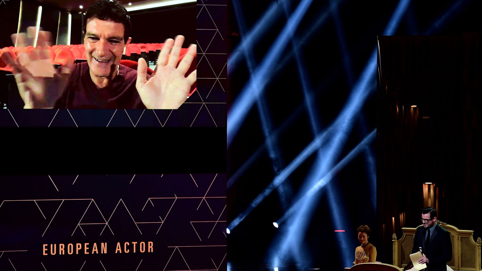 Telediario - 07/12/19 - La Academia del Cine Europeo premia a Antonio Banderas por su interpretación en 'Dolor y gloria' - RTVE.es