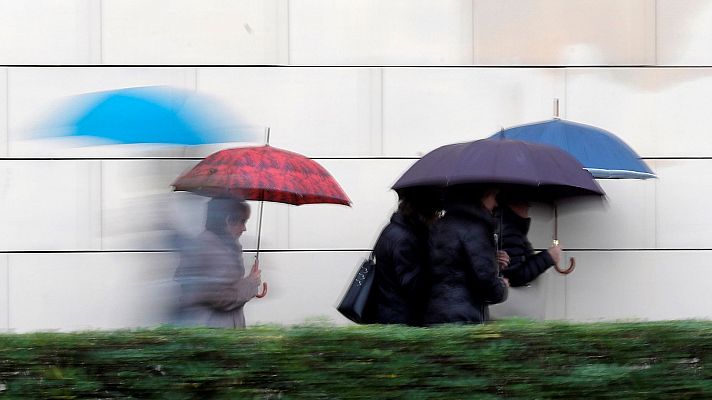 El tiempo - Precipitaciones en el tercio norte peninsular por la llegada de un nuevo frente