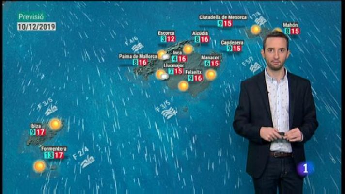Informatiu Balear - El temps a les Illes Balears - 09/12/19