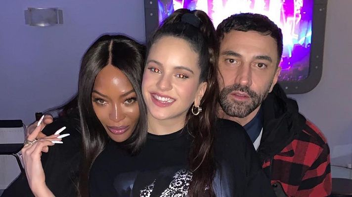D Corazón - La cantante Rosalía y Naomi Campbell se encuentran