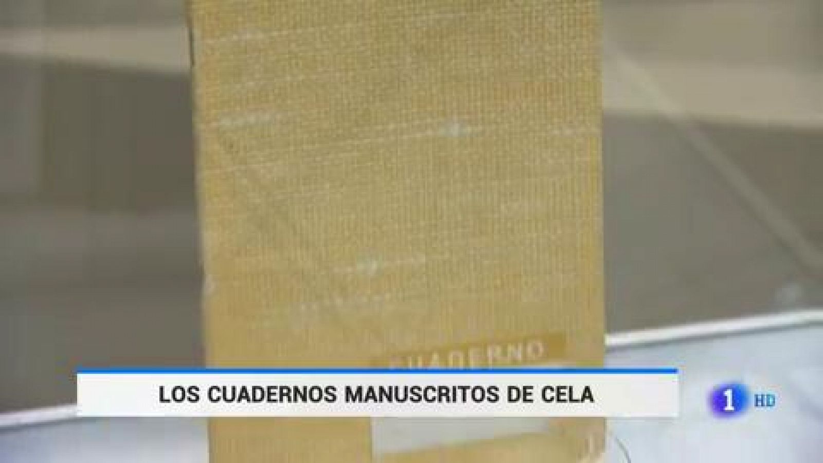 Telediario 1: Se presentan 23 cuadernos manuscritos de Camilo José Cela | RTVE Play