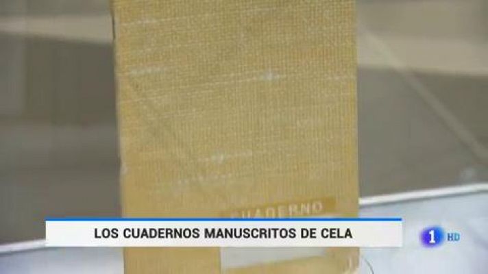 Telediario 1 - Se presentan 23 cuadernos manuscritos de Camilo José Cela