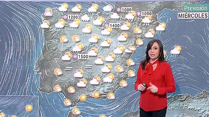 Bajan las temperaturas y entra un frente atlántico que dejará lluvias en el norte peninsular