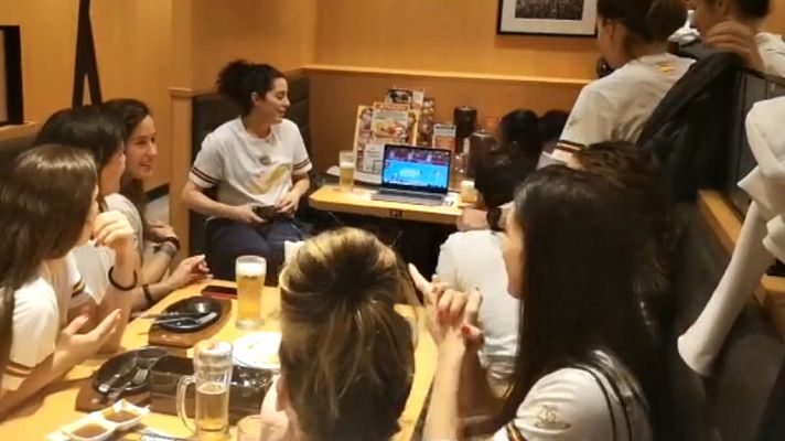  - Así vibraron las Guerreras con el la victoria de Montenegro sobre Suecia