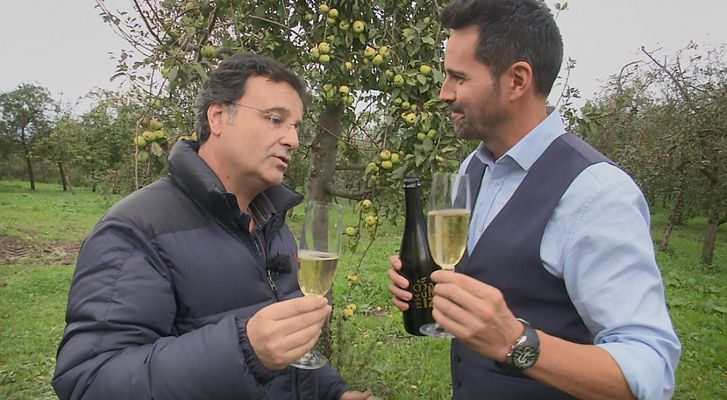 Un buen brindis con sidra espumosa