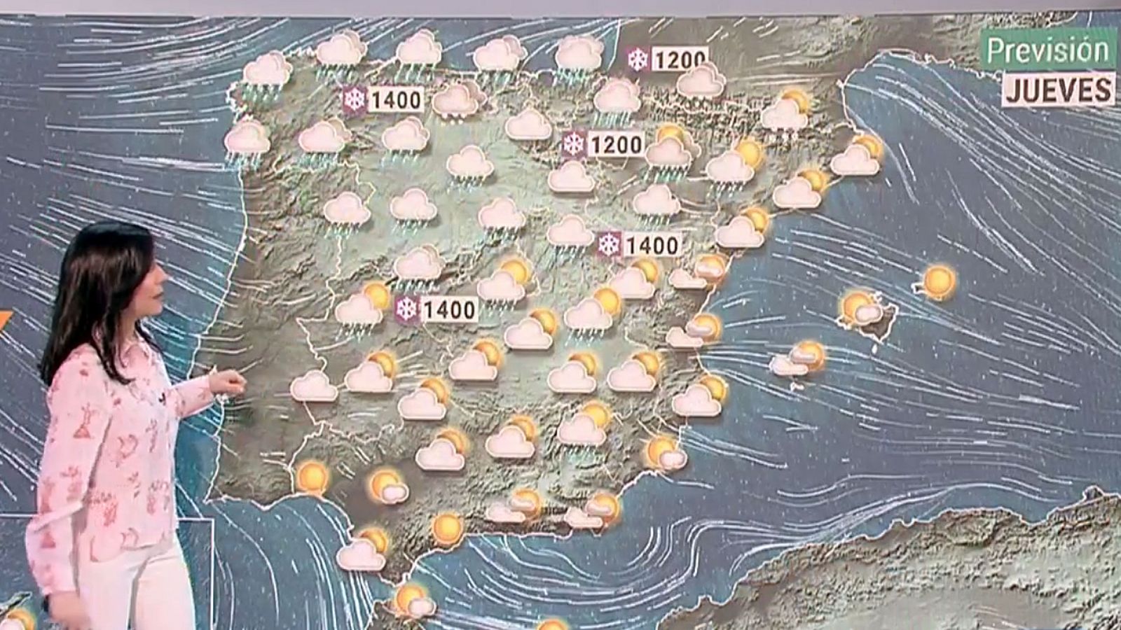 Un nuevo frente dejará este jueves lluvias y viento fuerte en el norte peninsular - RTVE.es