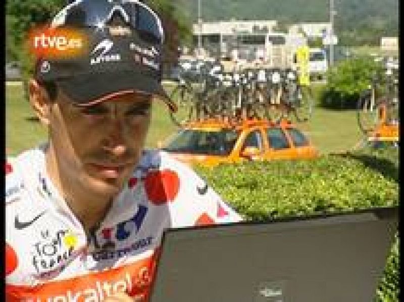 El ciclista de Euskaltel responde a los internautas de RTVE.es