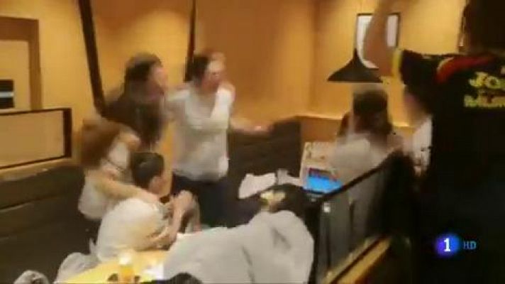 Telediario 1 - España desafía a la lógica en las semifinales ante Noruega