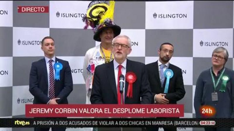 Elecciones Reino Unido 2019 | Corbyn dice que no volver a presentarse a unas elecciones - RTVE.es - La noche en 24h | Ver