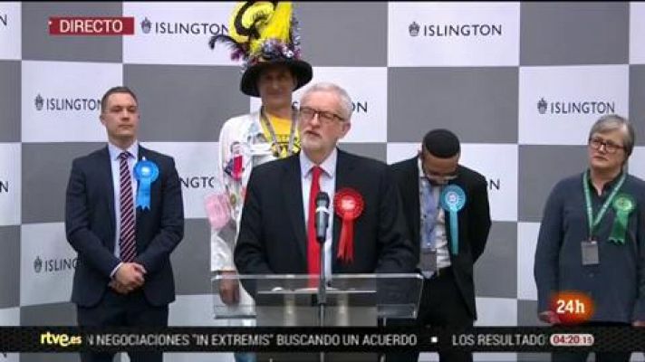 La noche en 24h - Jeremy Corbyn asume la derrota y asegura que no se volverá a presentar a unas elecciones