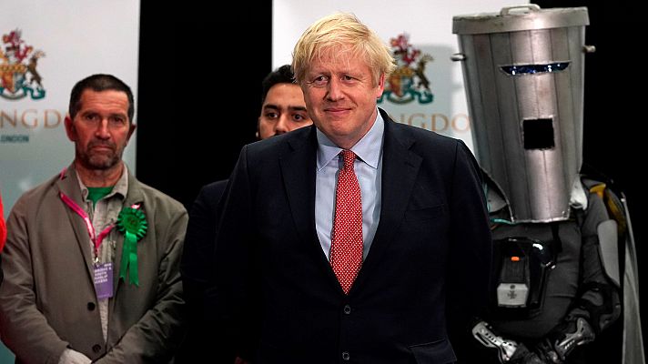 Boris Johnson recupera la mayoría absoluta en el Reino Unido